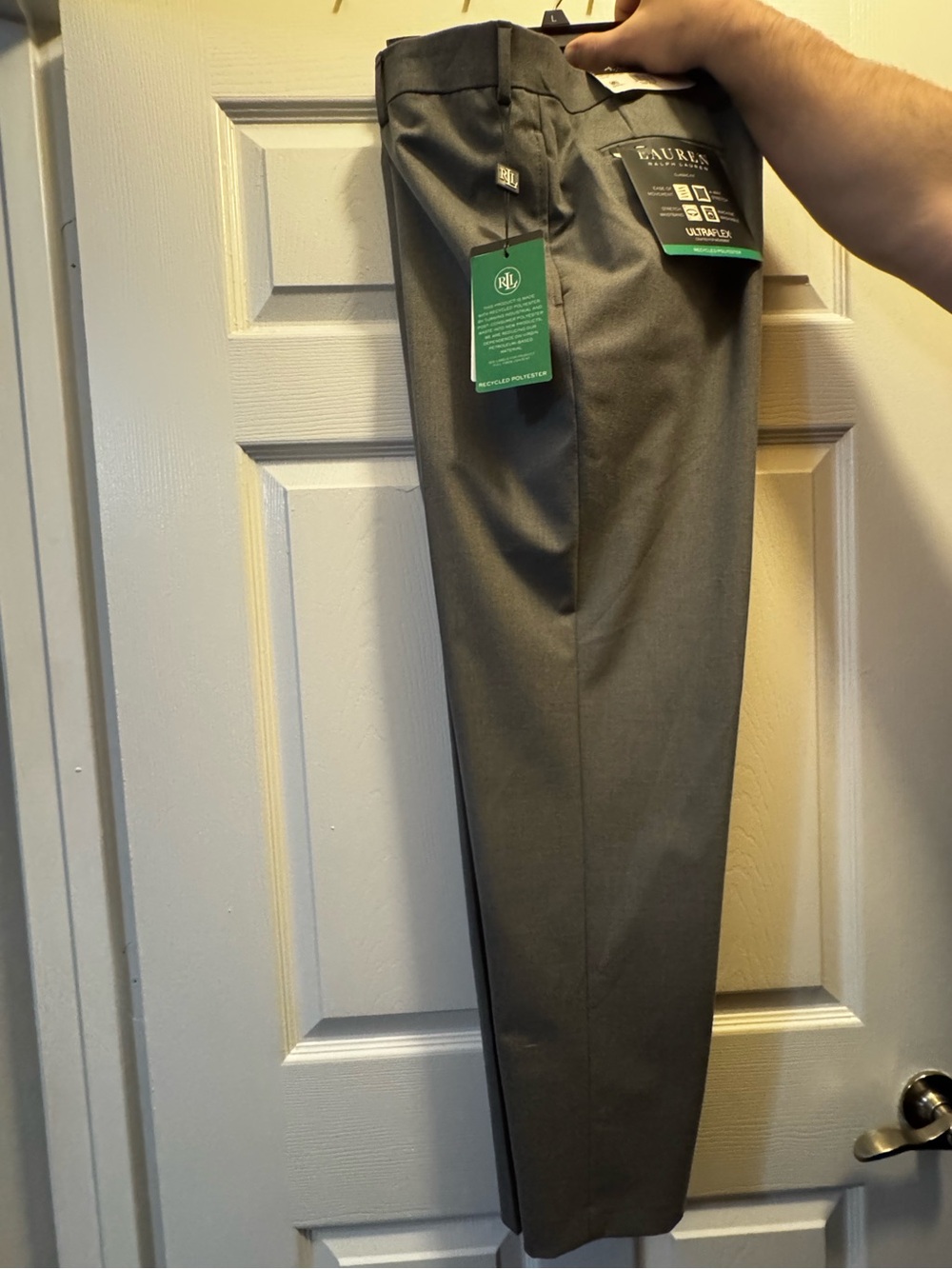 Lauren Ralph Lauren Men's Charcoal Dress Pants